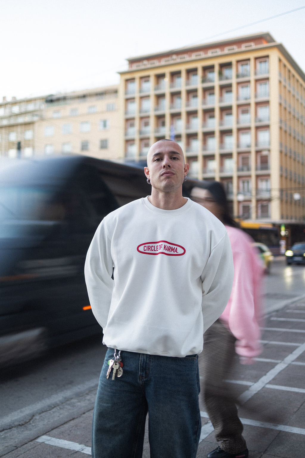 Vintage crewneck white