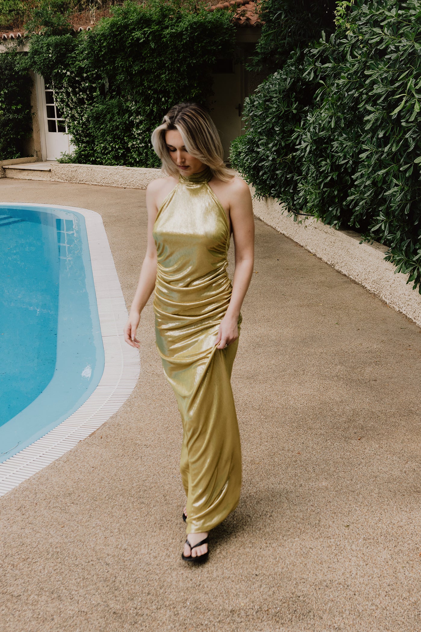 Selene dress golden