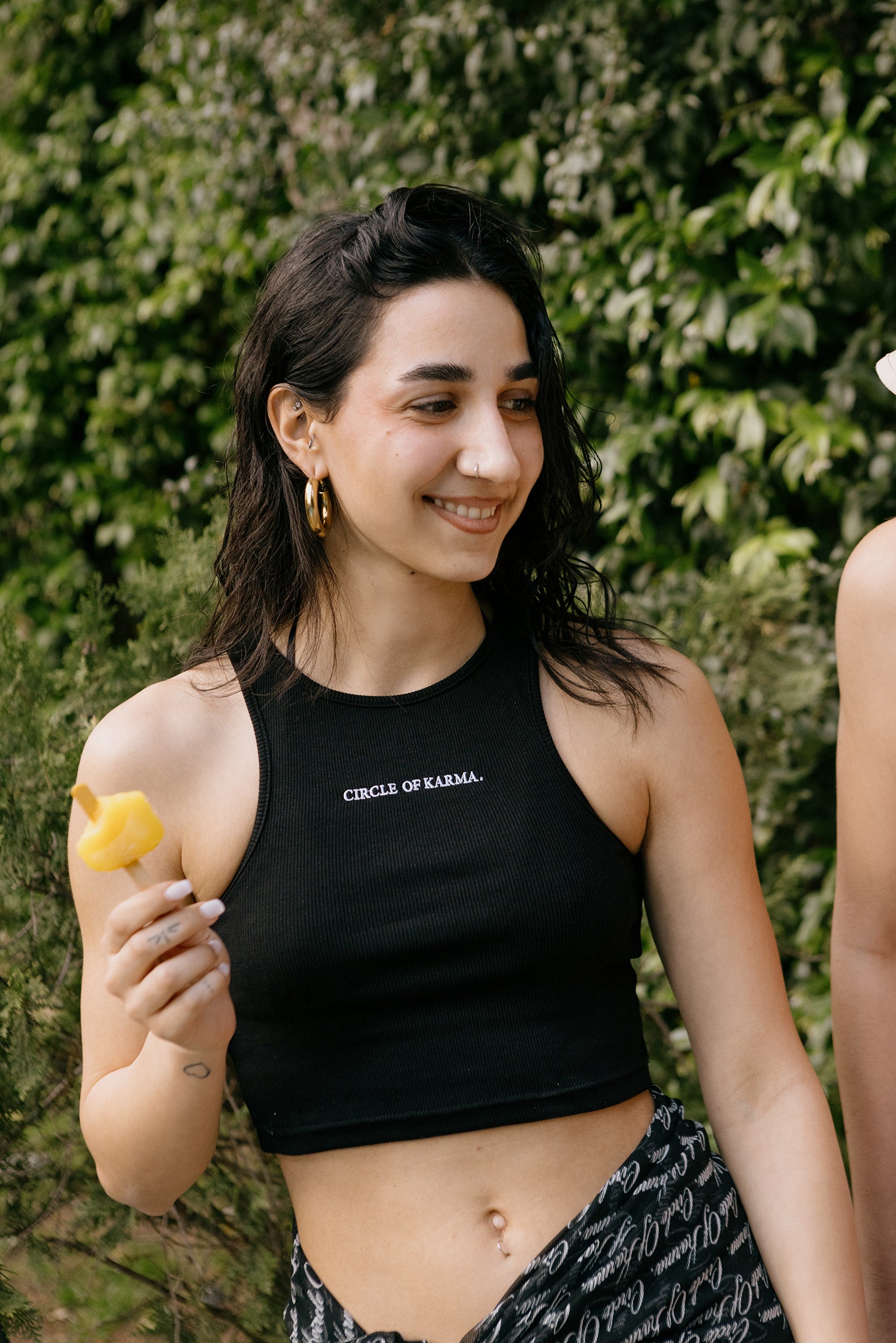 Crop top black
