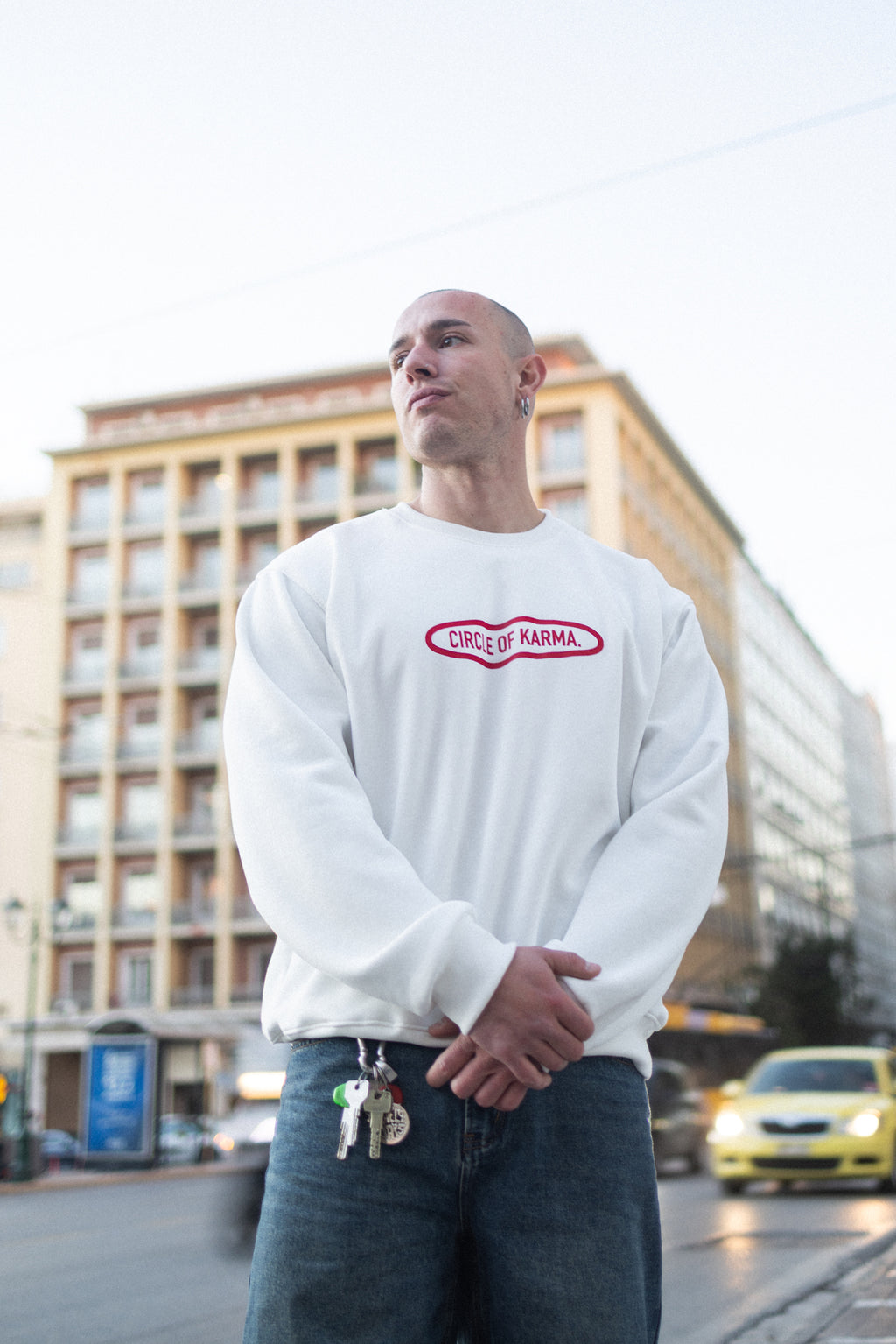 Vintage crewneck white