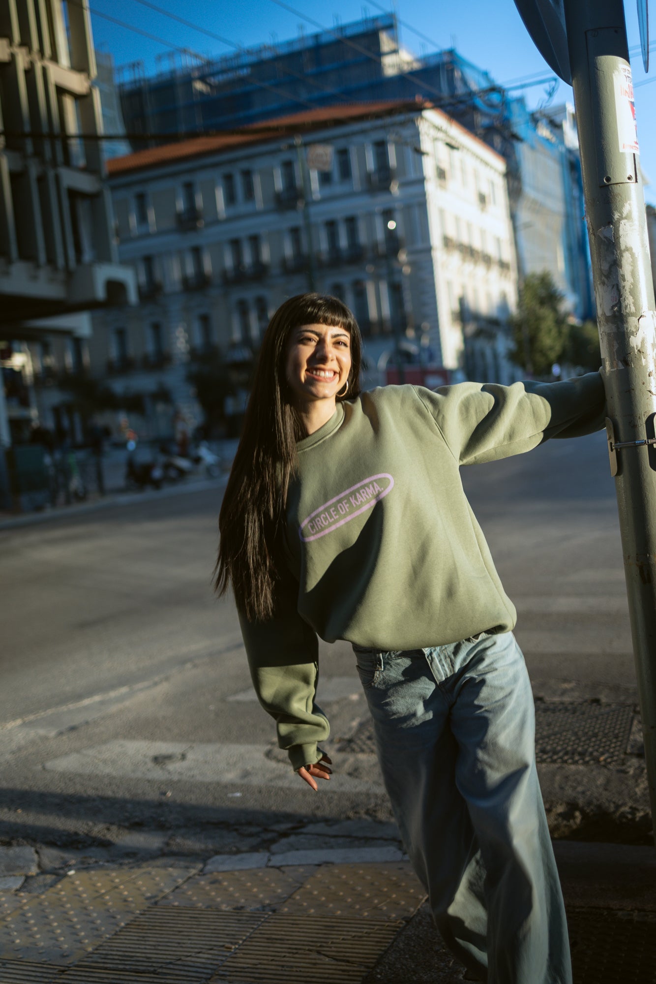 Vintage crewneck pistachio