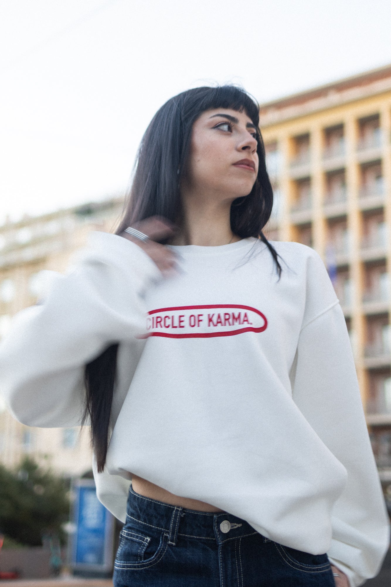 Vintage crewneck white