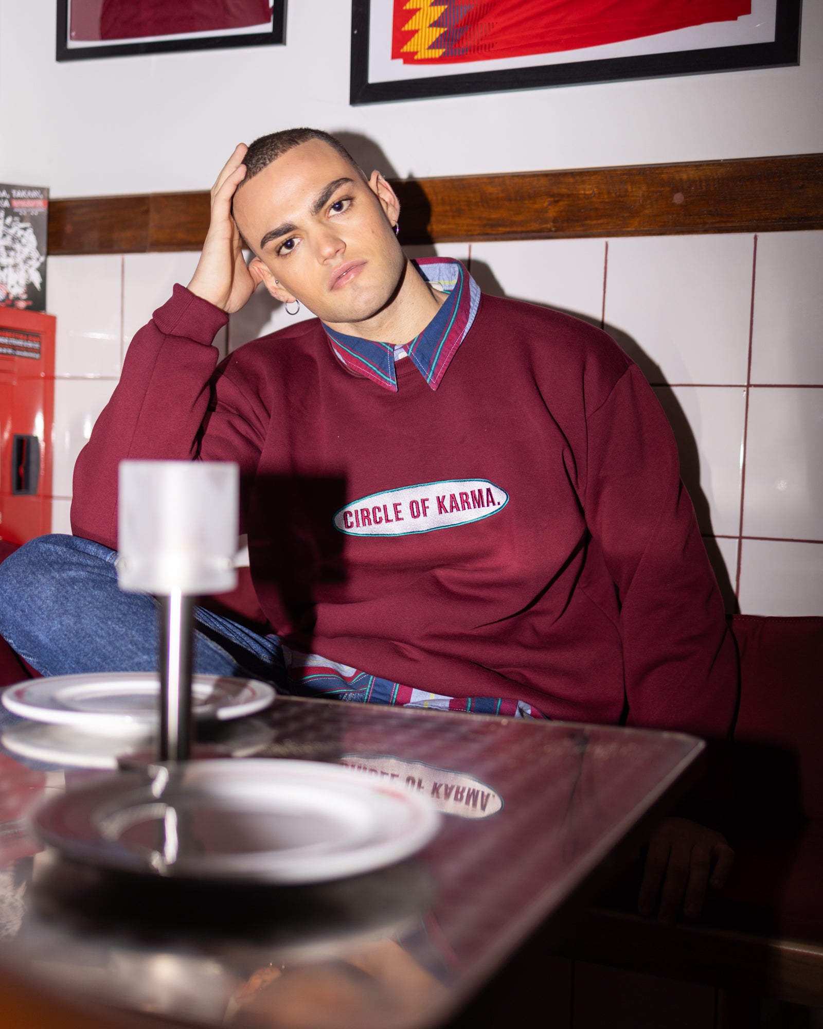 Vintage Crewneck Bordeaux