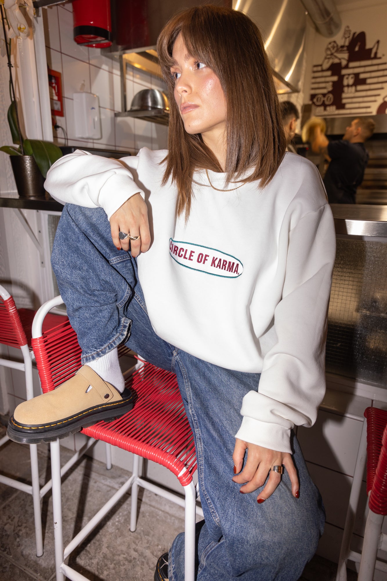 Vintage Crewneck White
