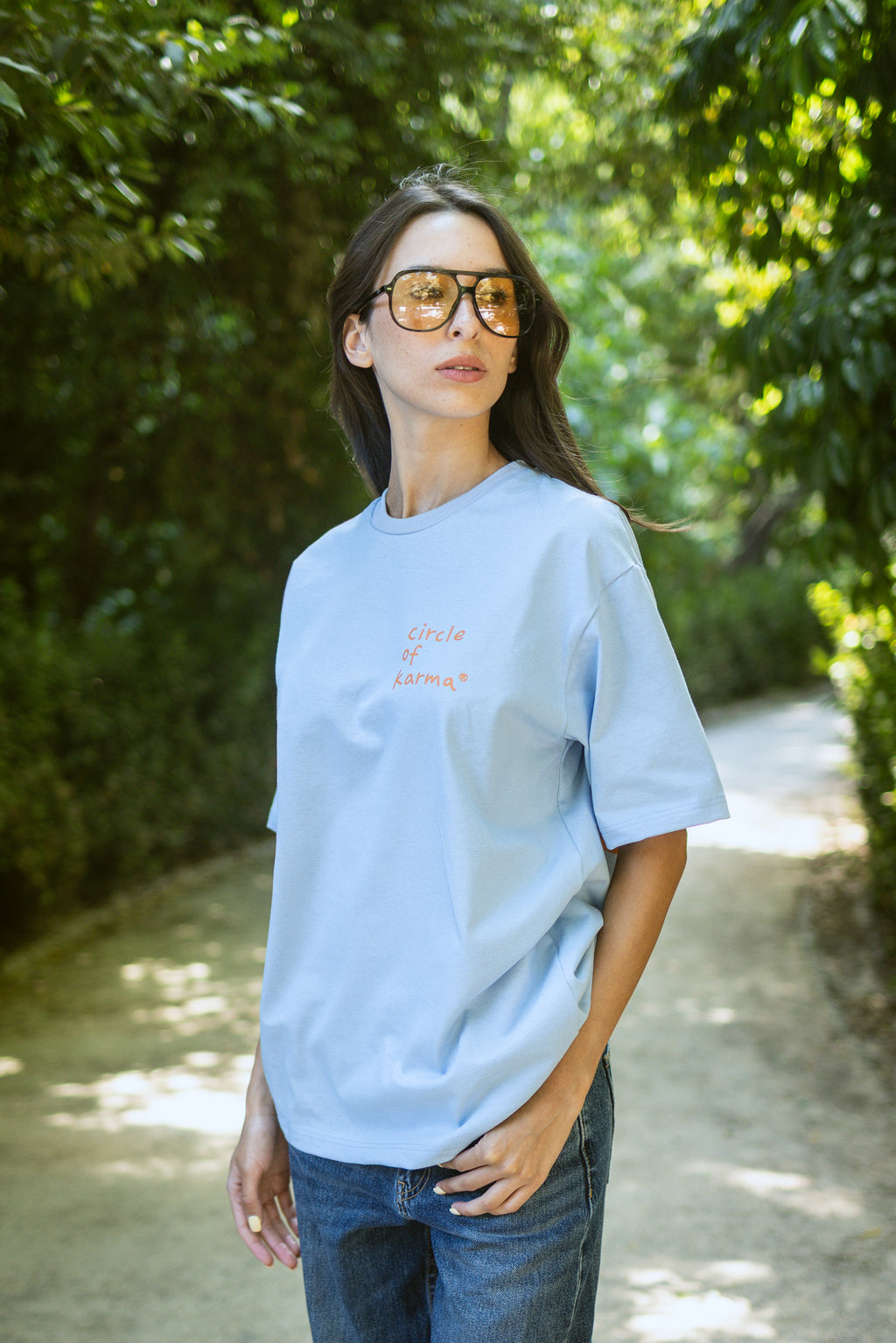 Woke up for the beach blue t-shirt