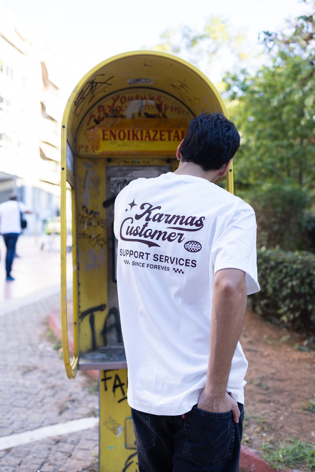 Karmas customer t-shirt