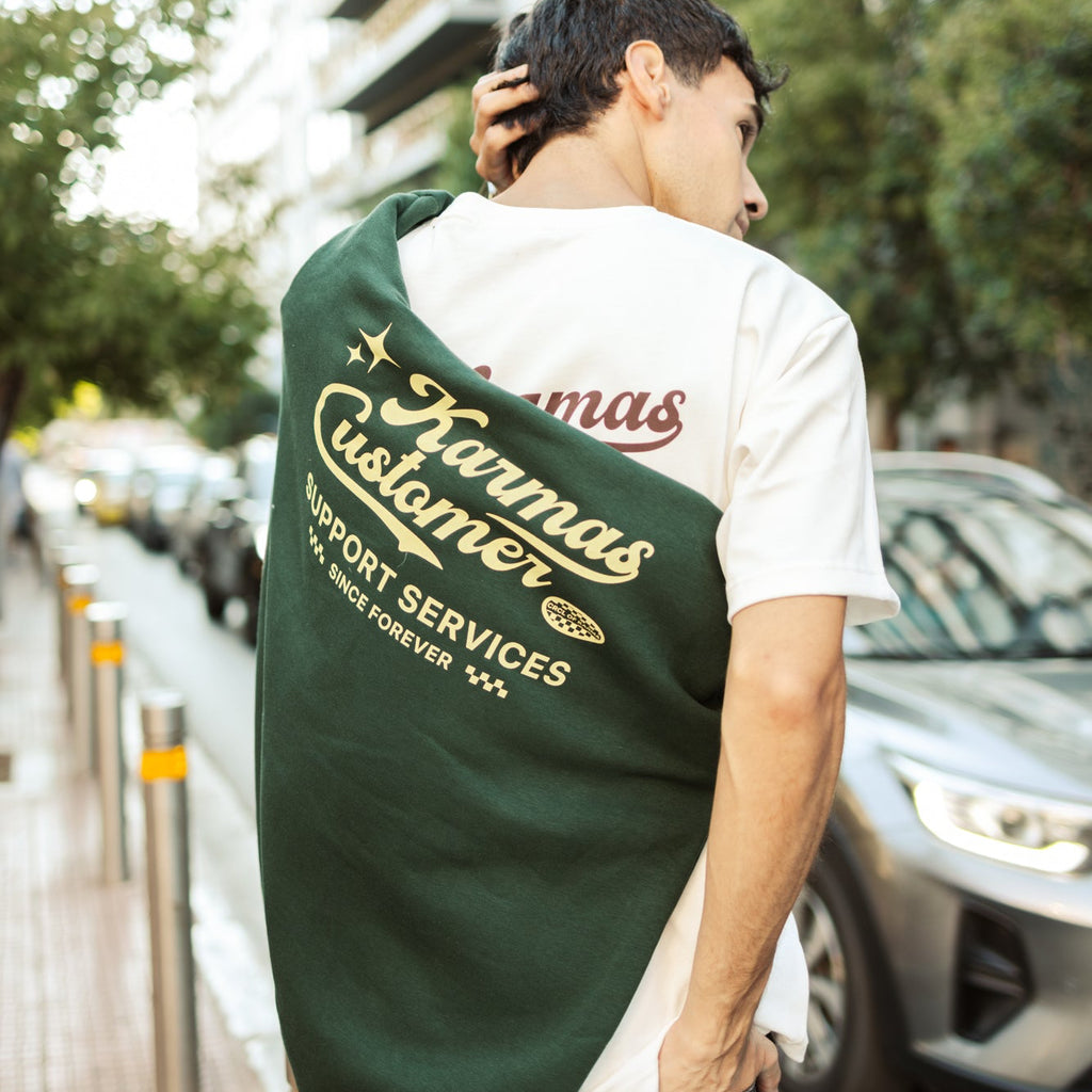 Karmas customer hoodie