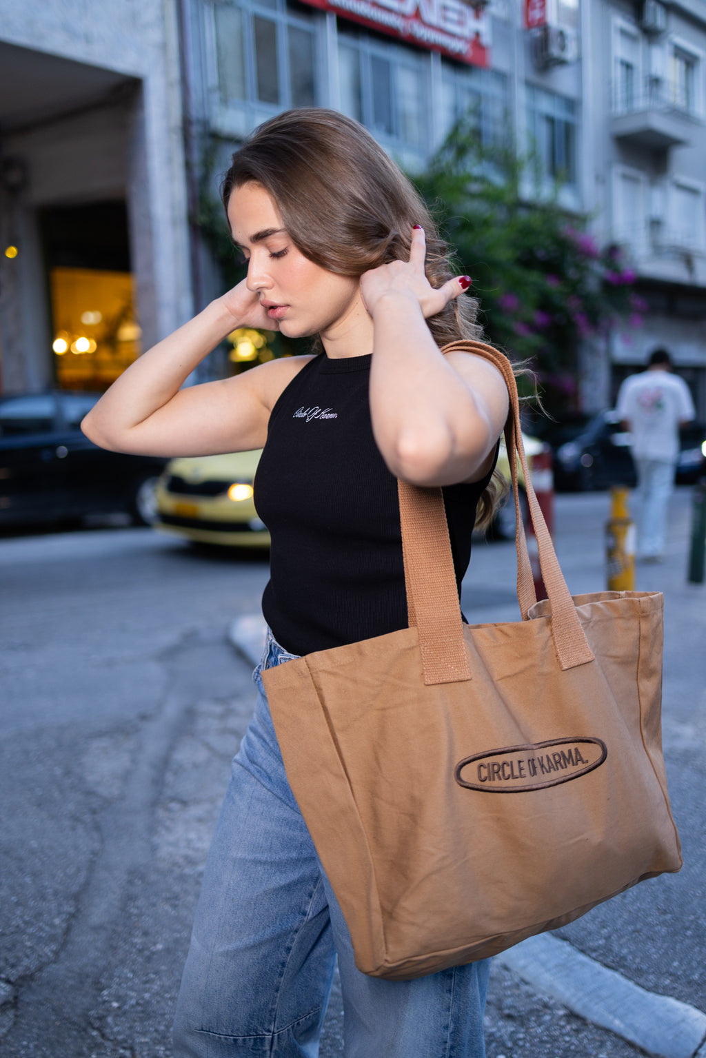 Tank top black long