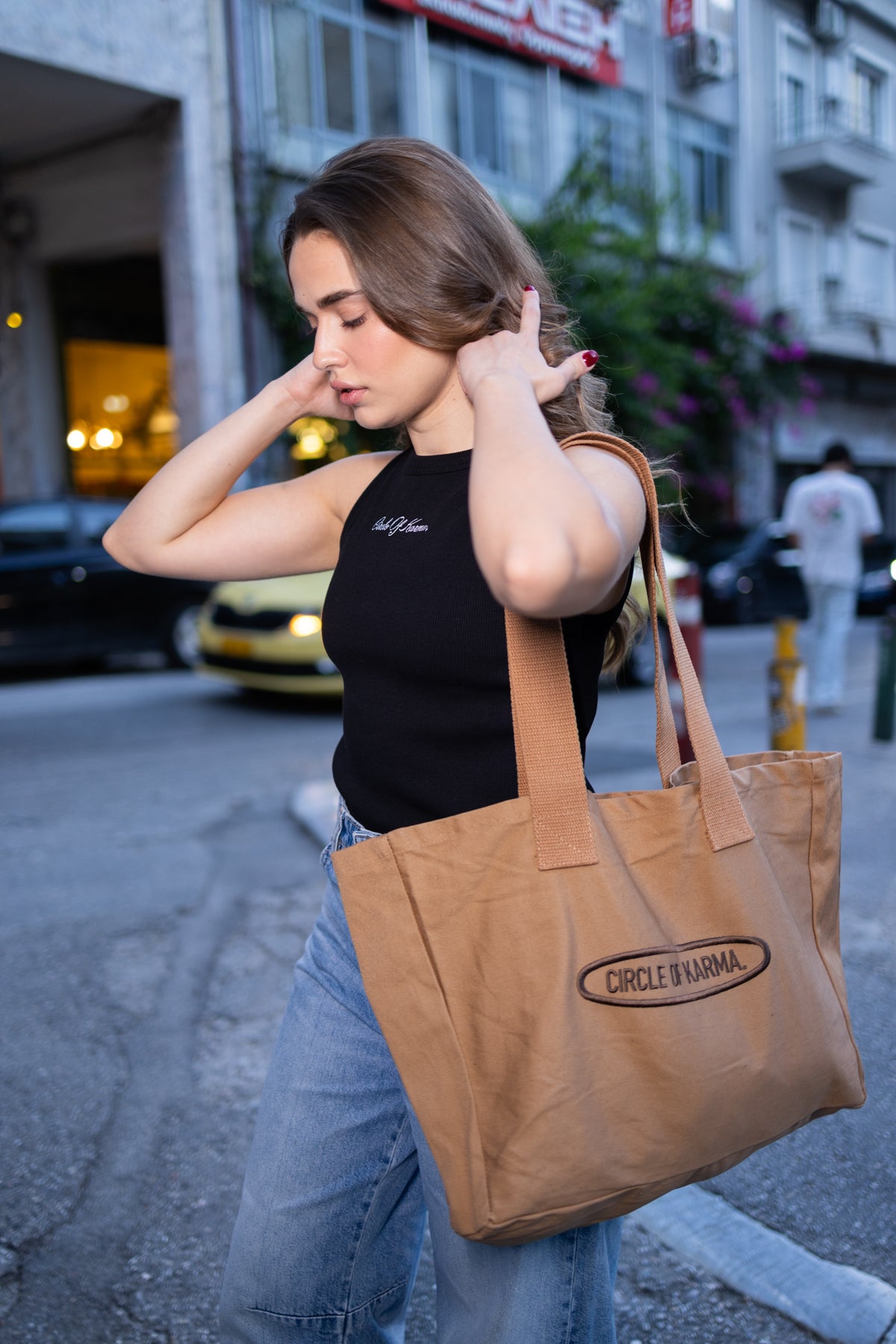 Tank top black long