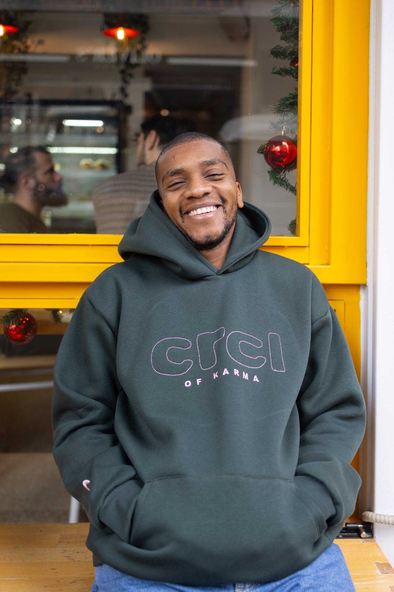 CRCL OF KARMA HOODIE CHAKI