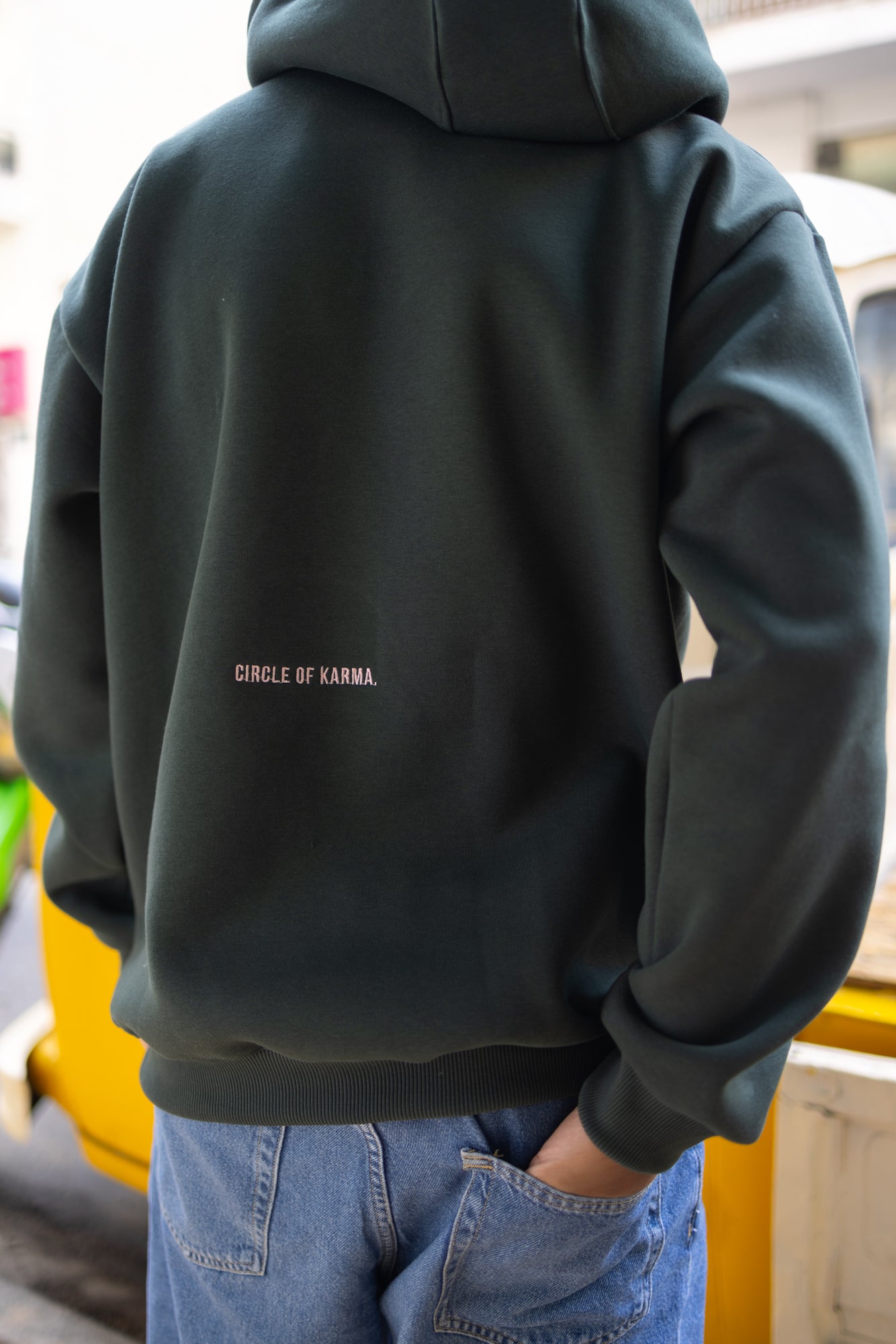 CRCL OF KARMA HOODIE CHAKI