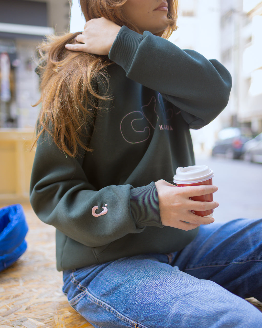 CRCL OF KARMA HOODIE CHAKI