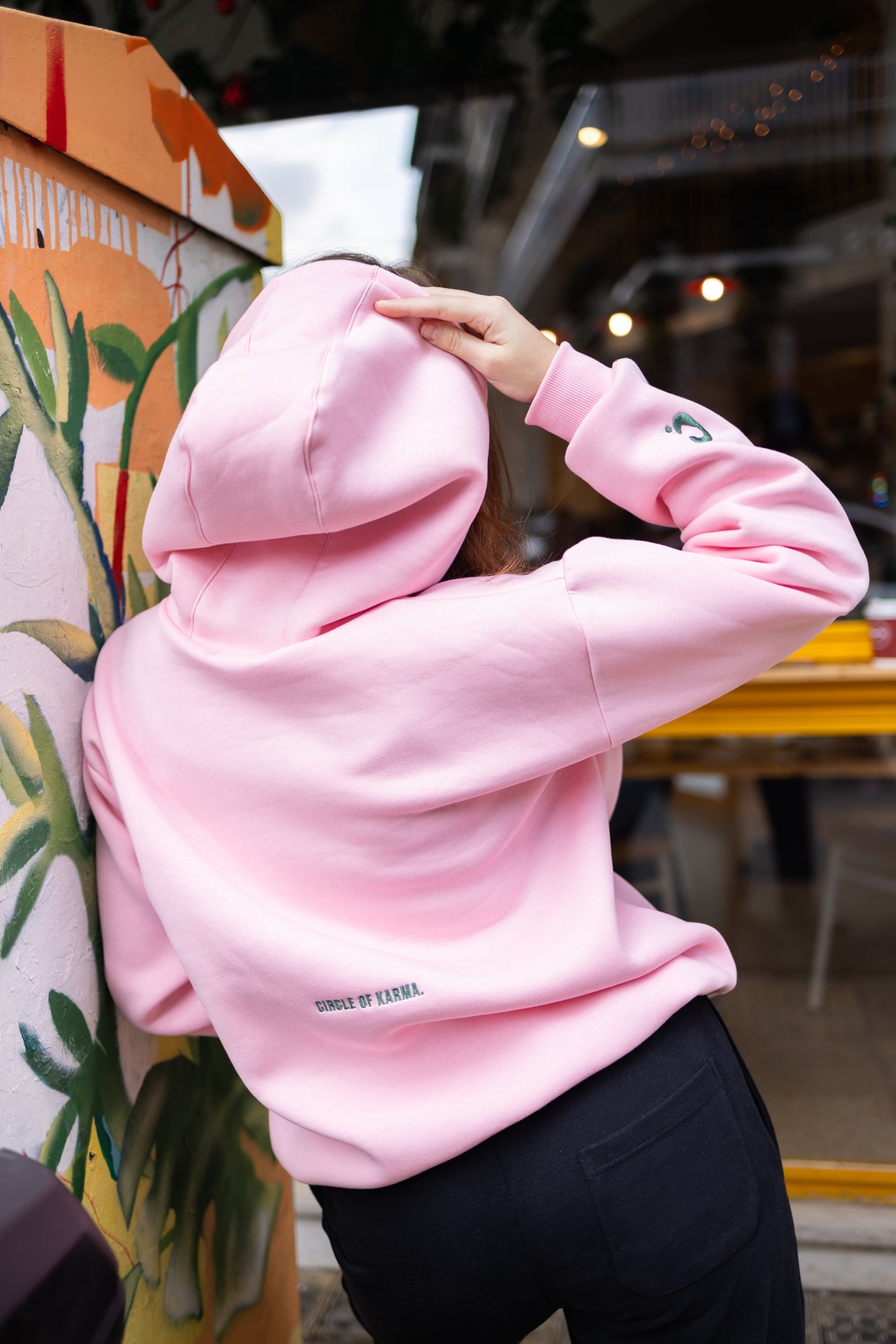 CRCL OF KARMA HOODIE PINK