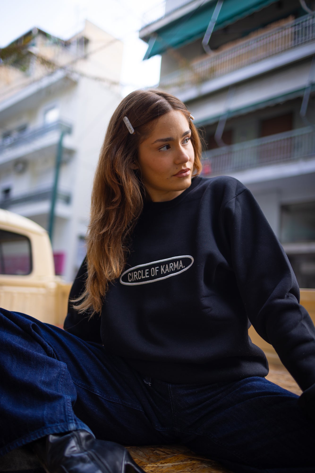 Circle of karma Crewneck