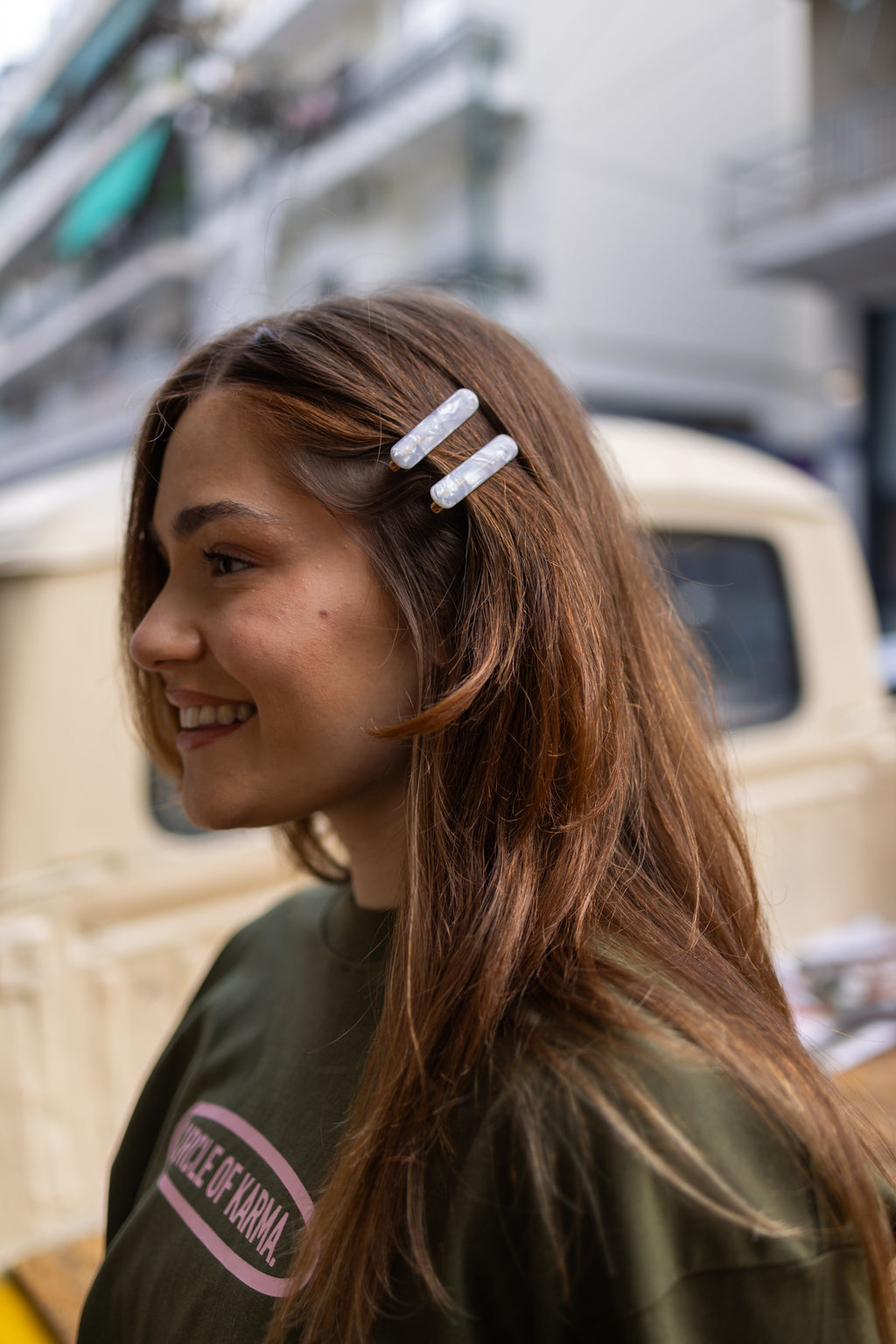 Circle Of Karma Hair clips