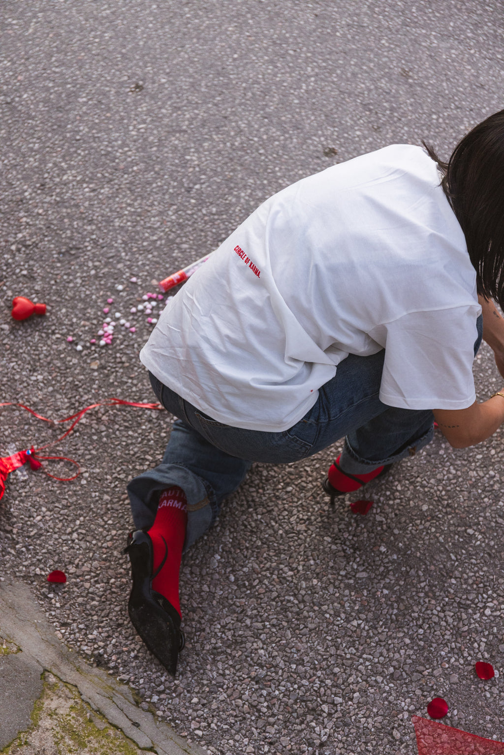 Karma loves me t-shirt