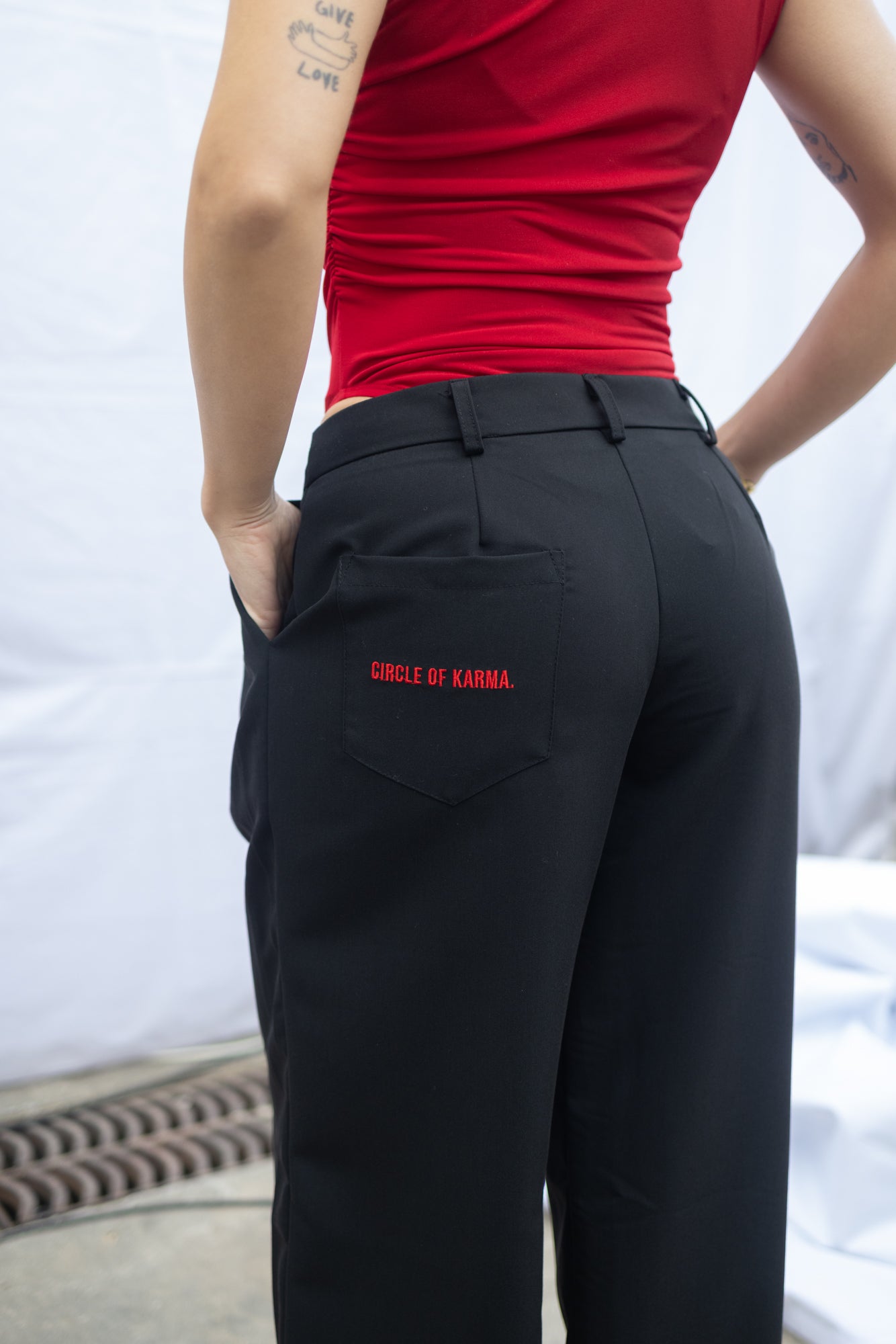 Office pant black
