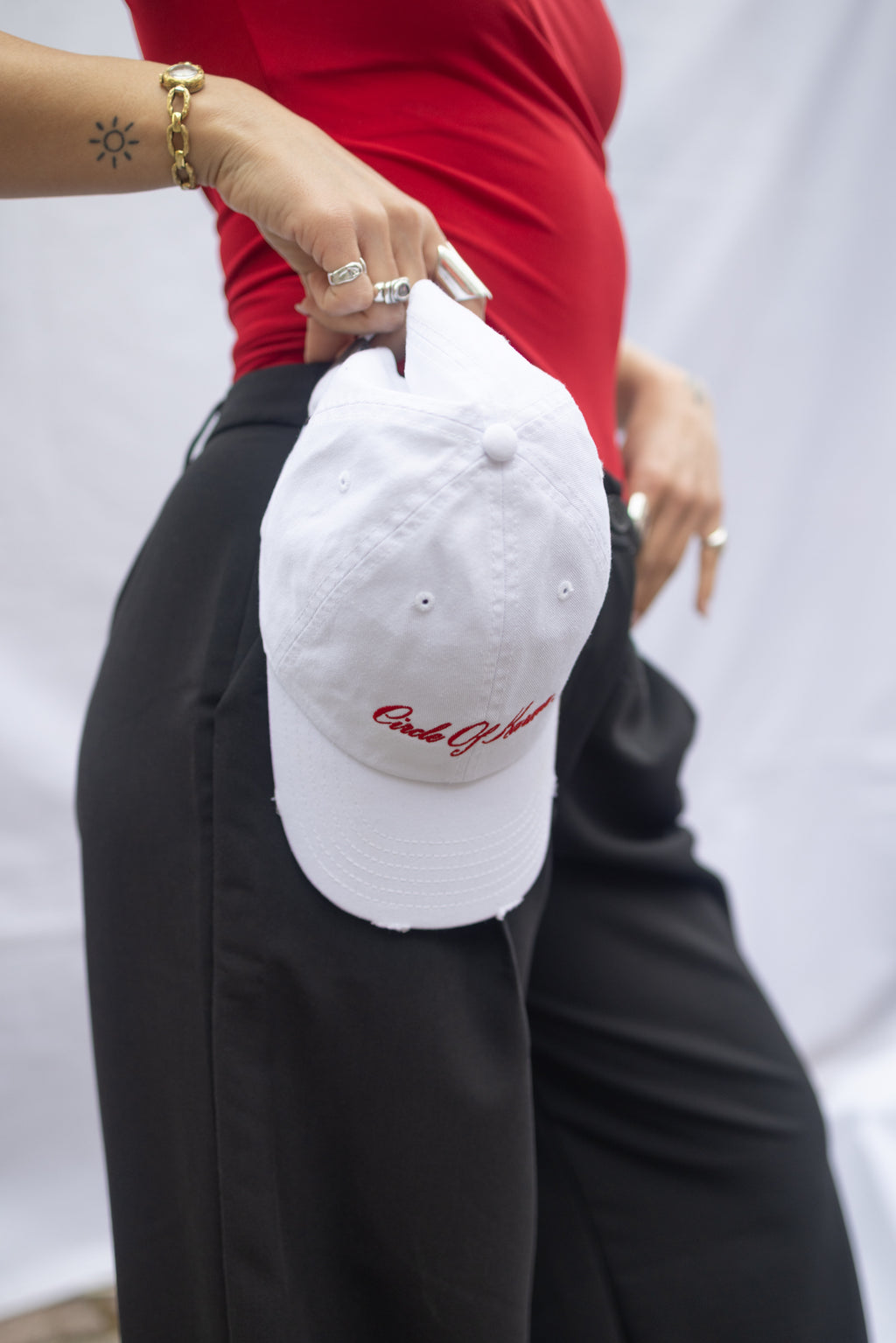 Circle of karma white hat