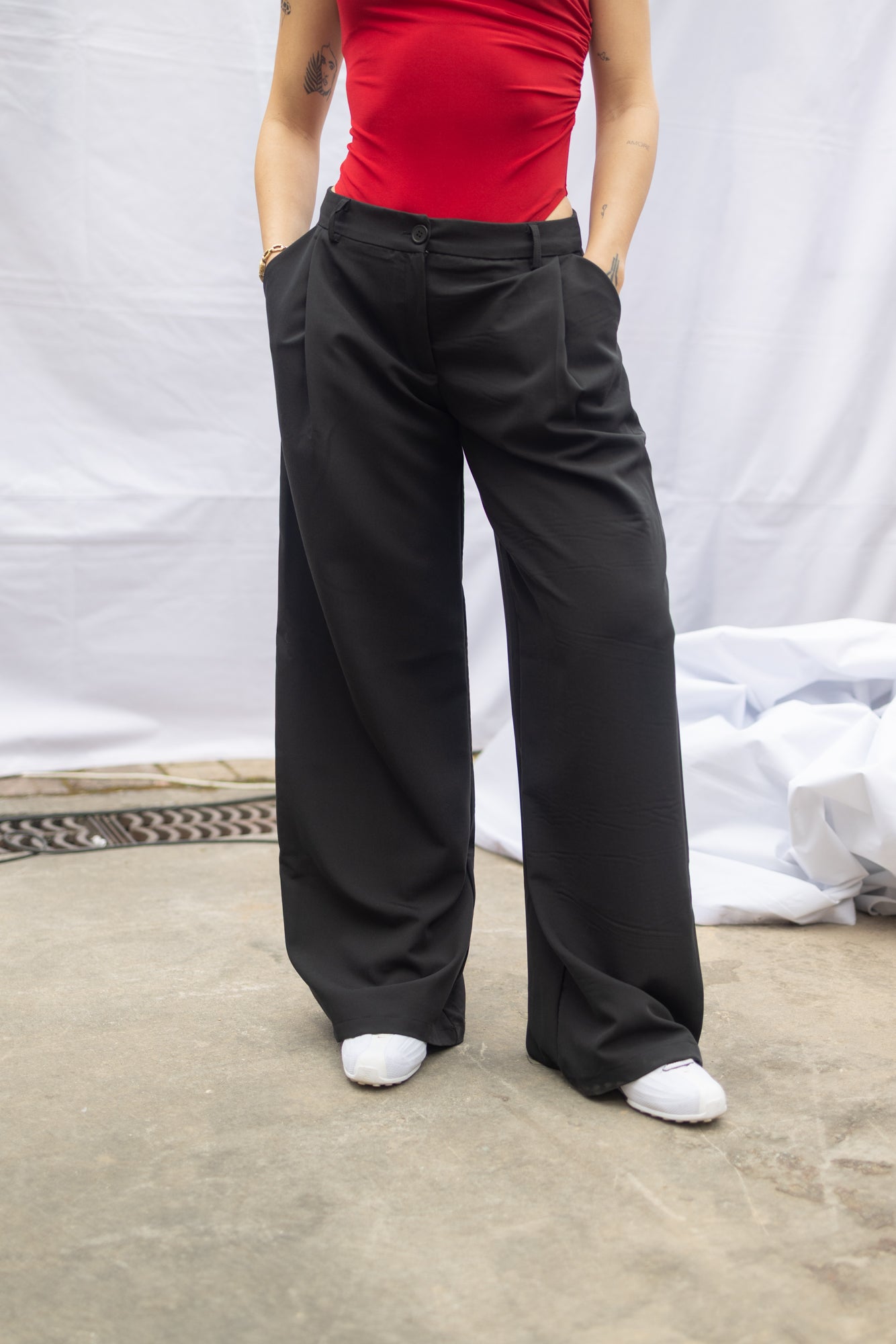 Office pant black