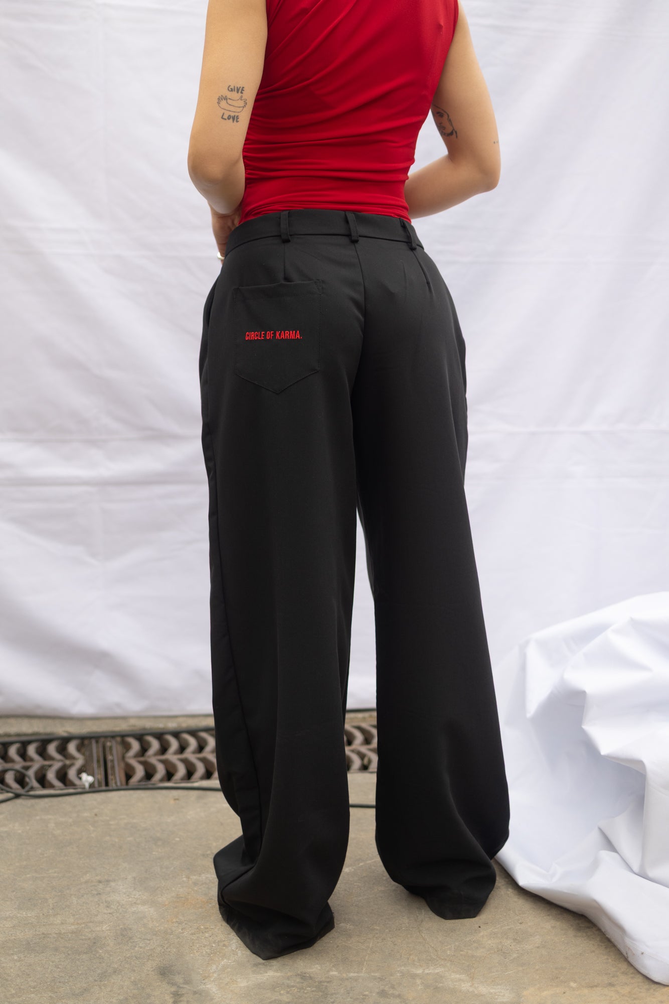 Office pant black