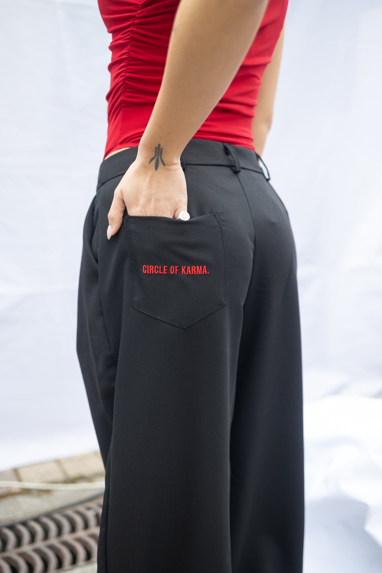 Office pant black