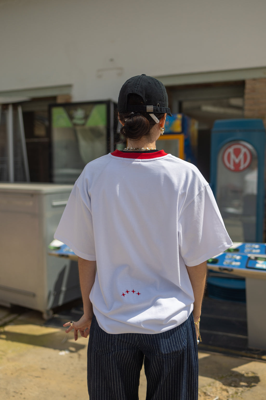 Circle of karma tee red
