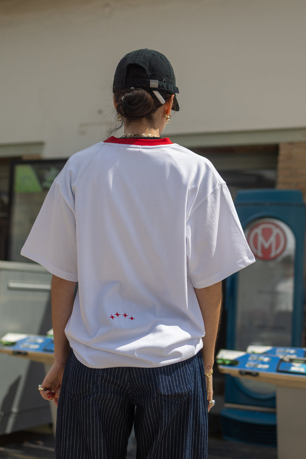 Circle of karma tee red
