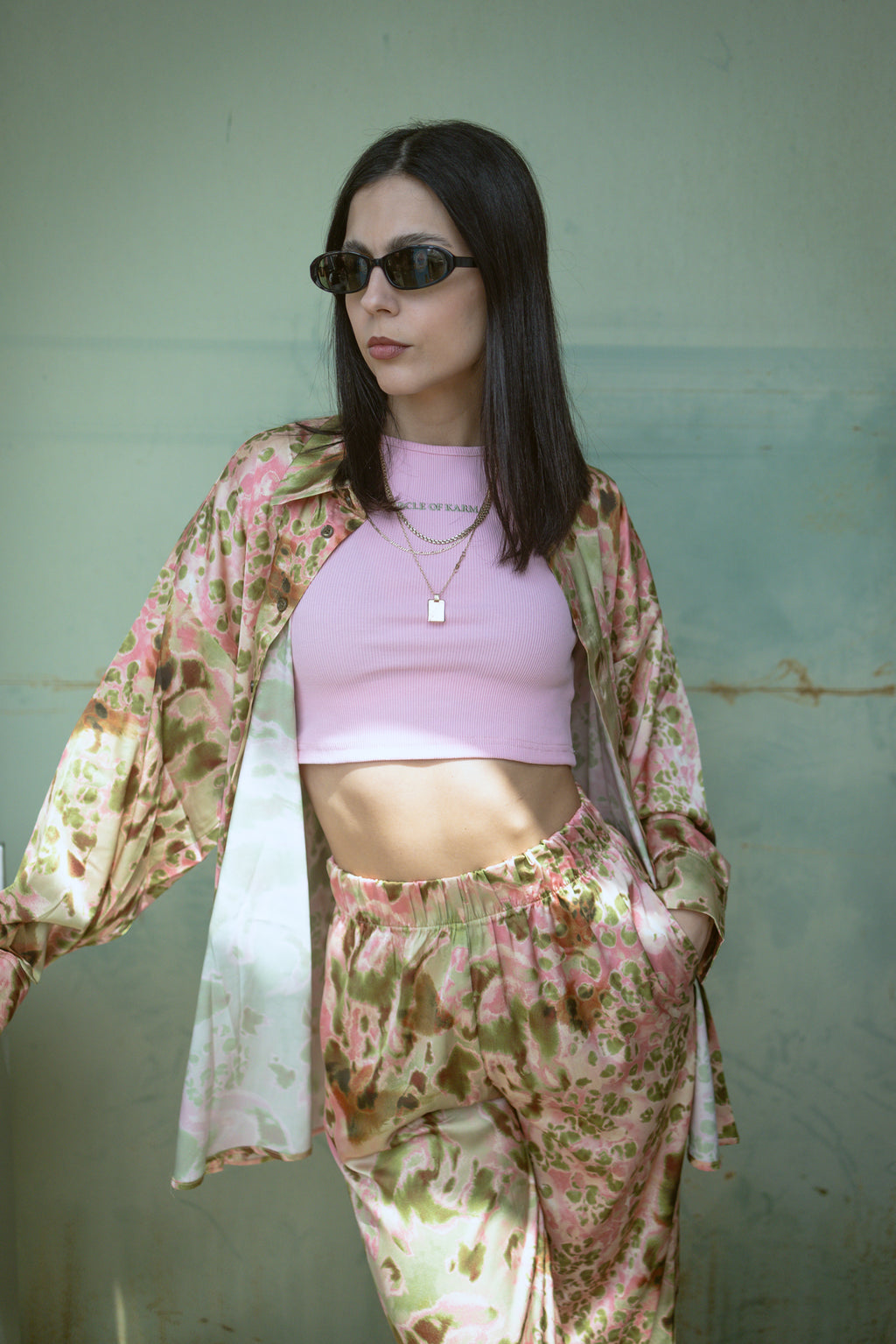 Crop top pink