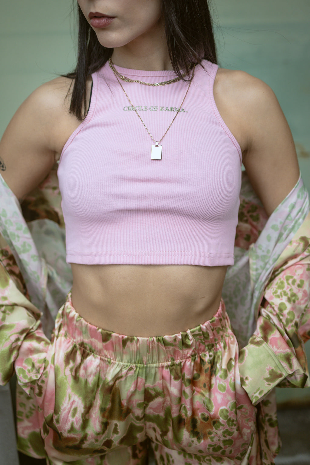 Crop top pink