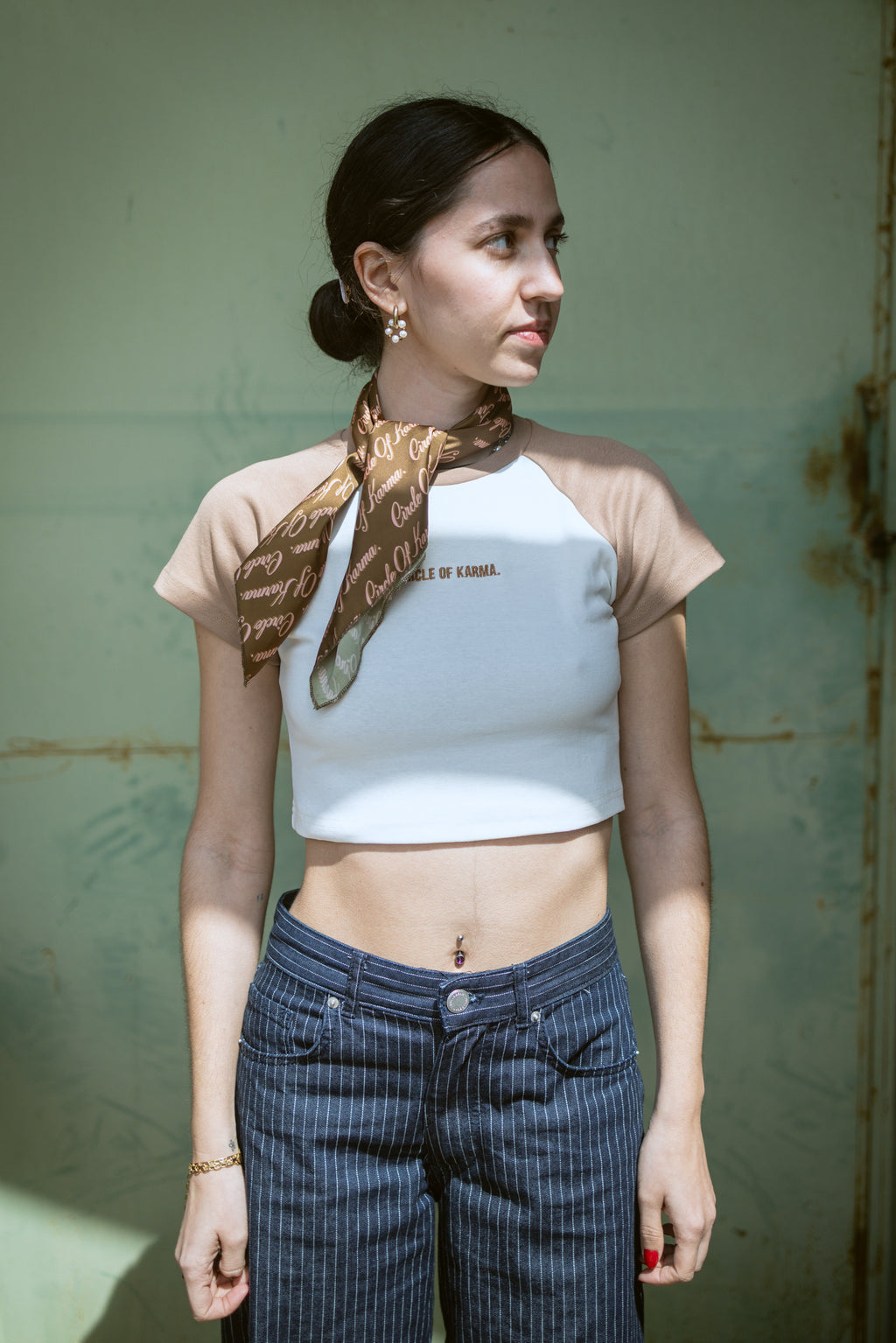 Allover mantili brown