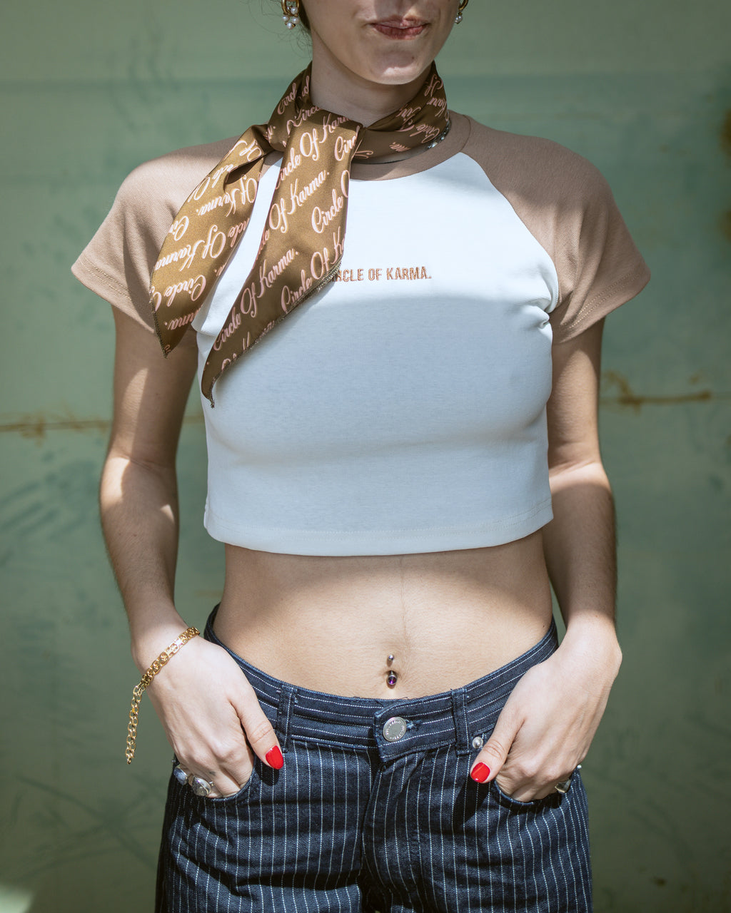 Allover mantili brown