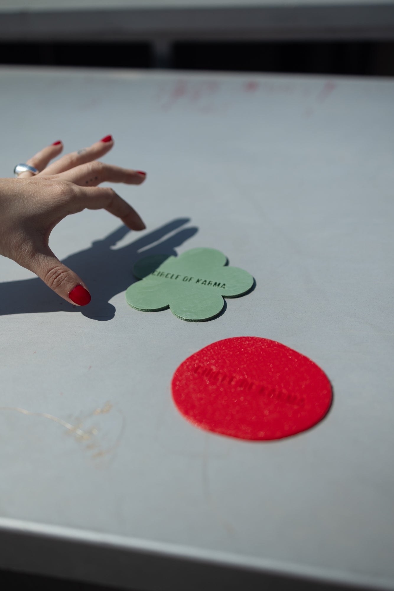 Coasters for good karma