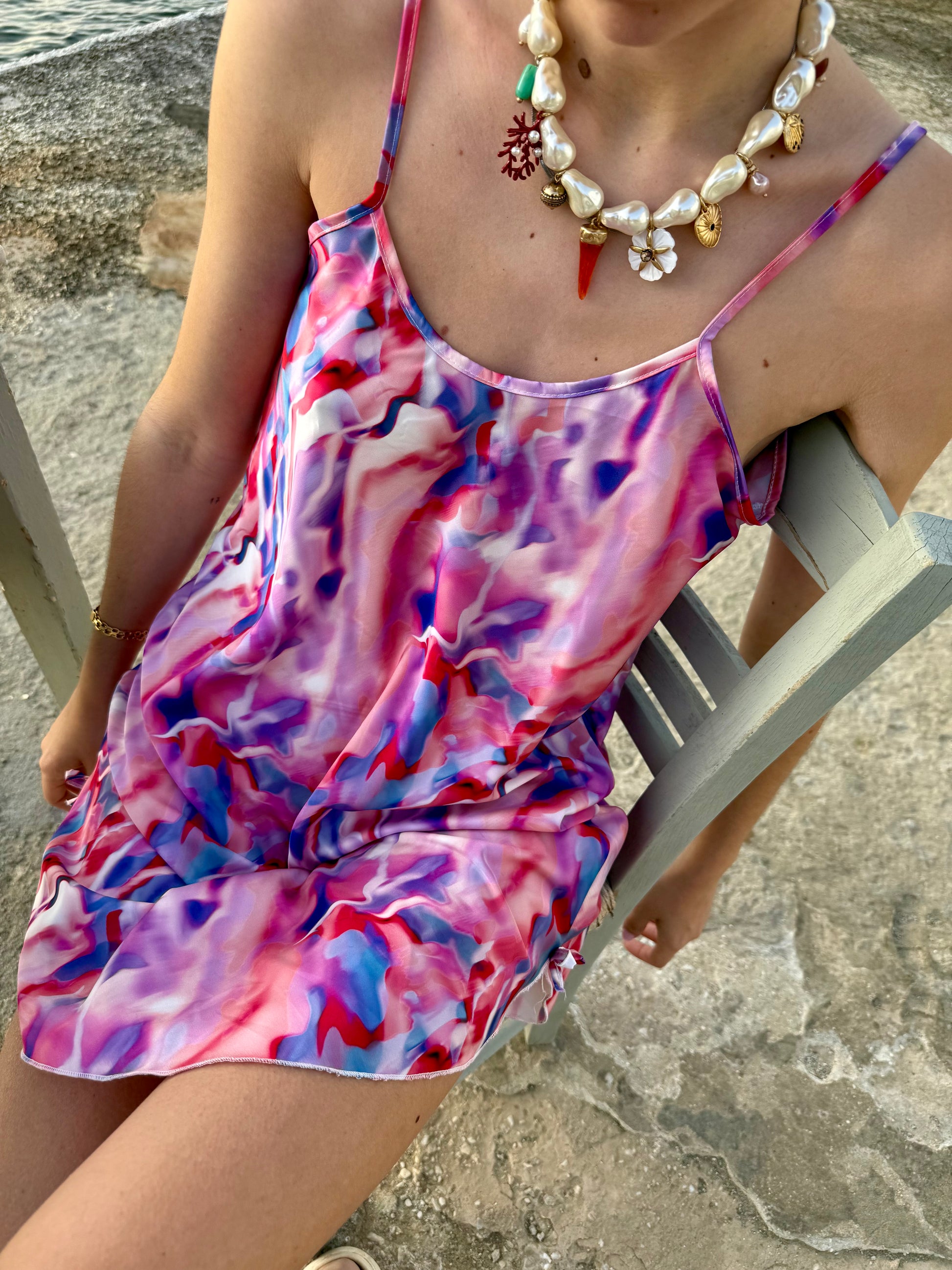 Blooming pink dress