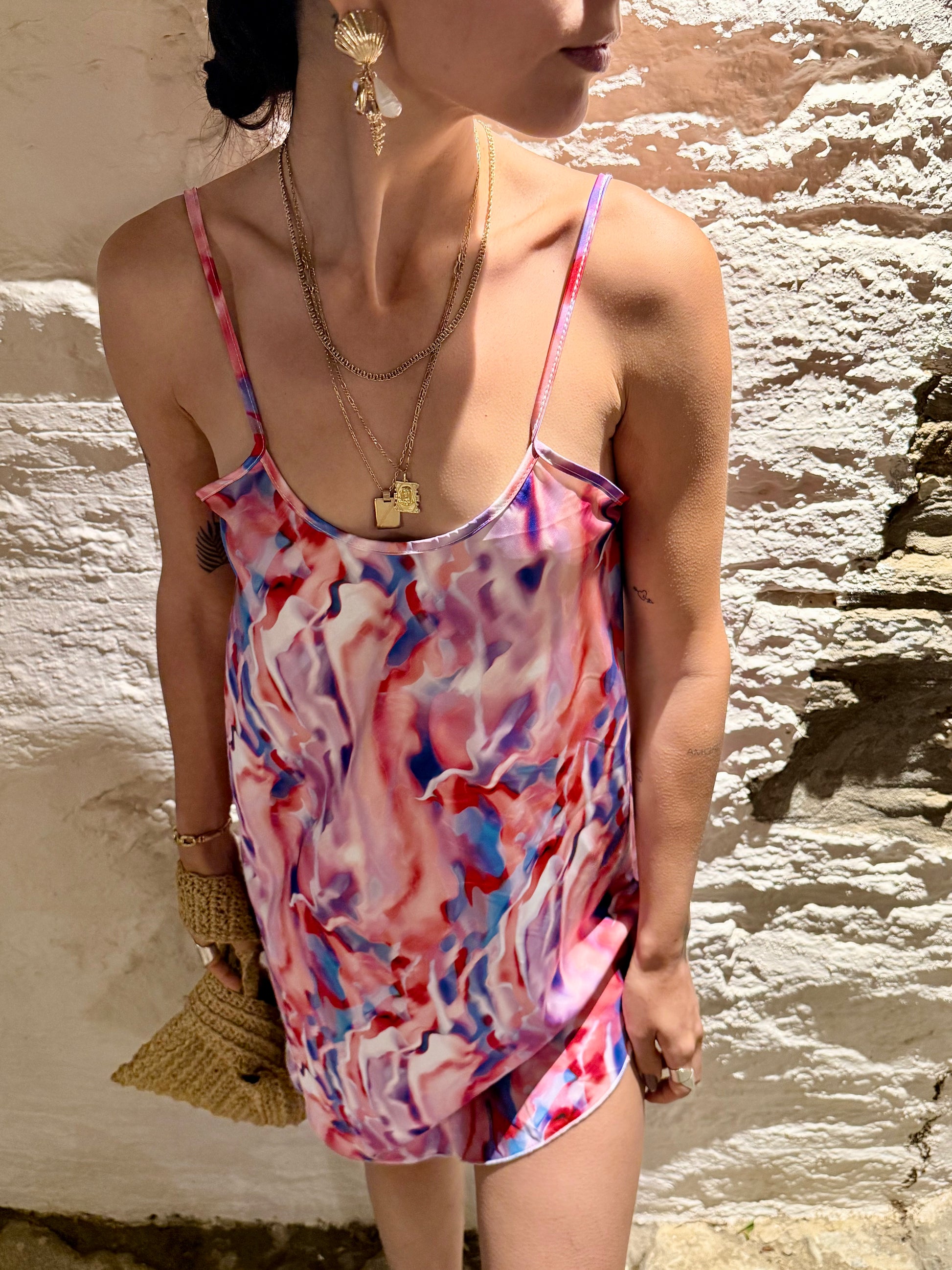 Blooming pink dress