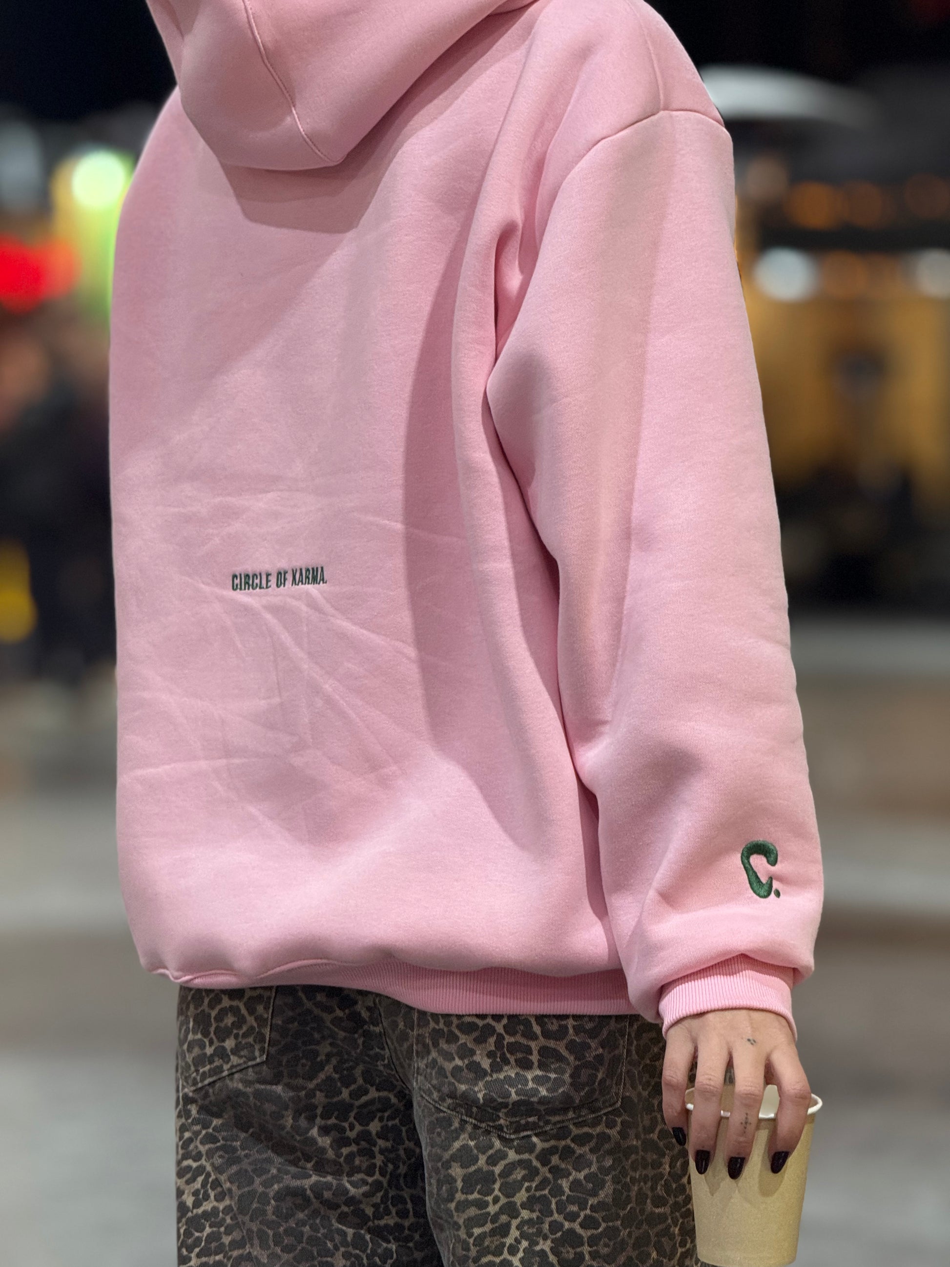 CRCL OF KARMA HOODIE PINK
