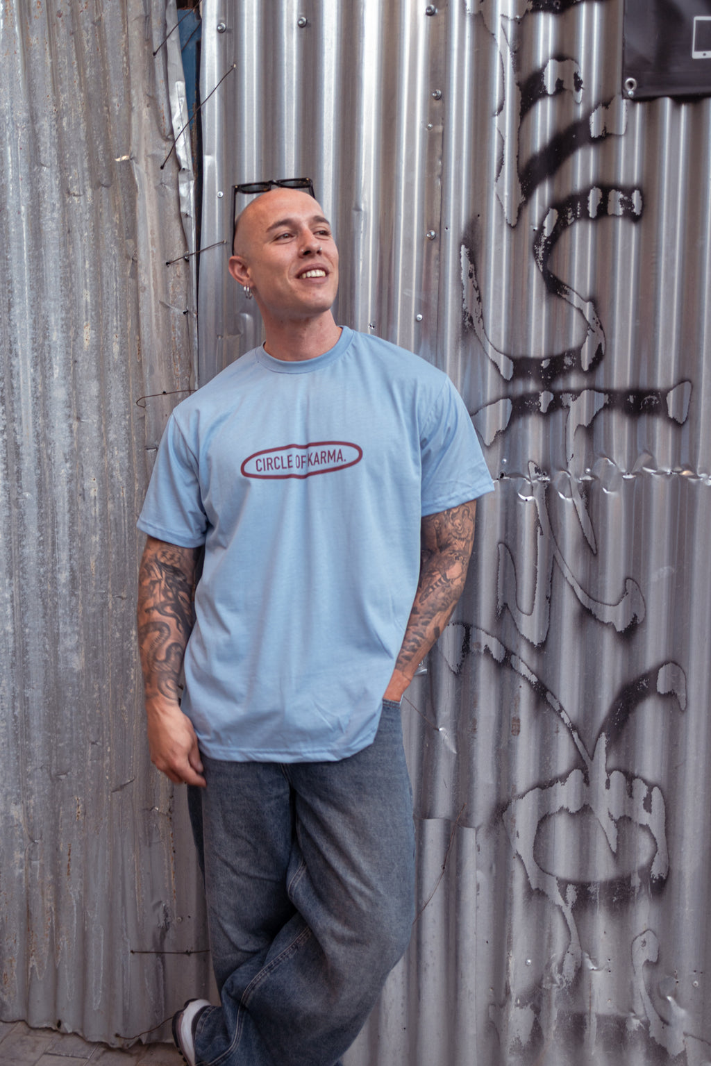 Classic blue t-shirt