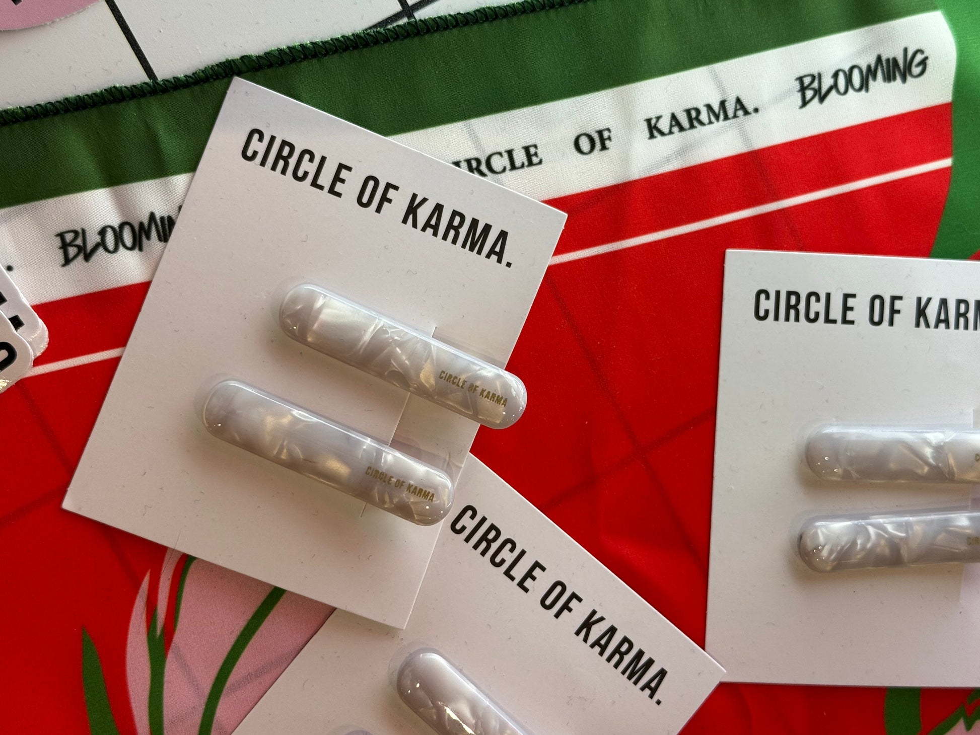 Circle Of Karma Hair clips
