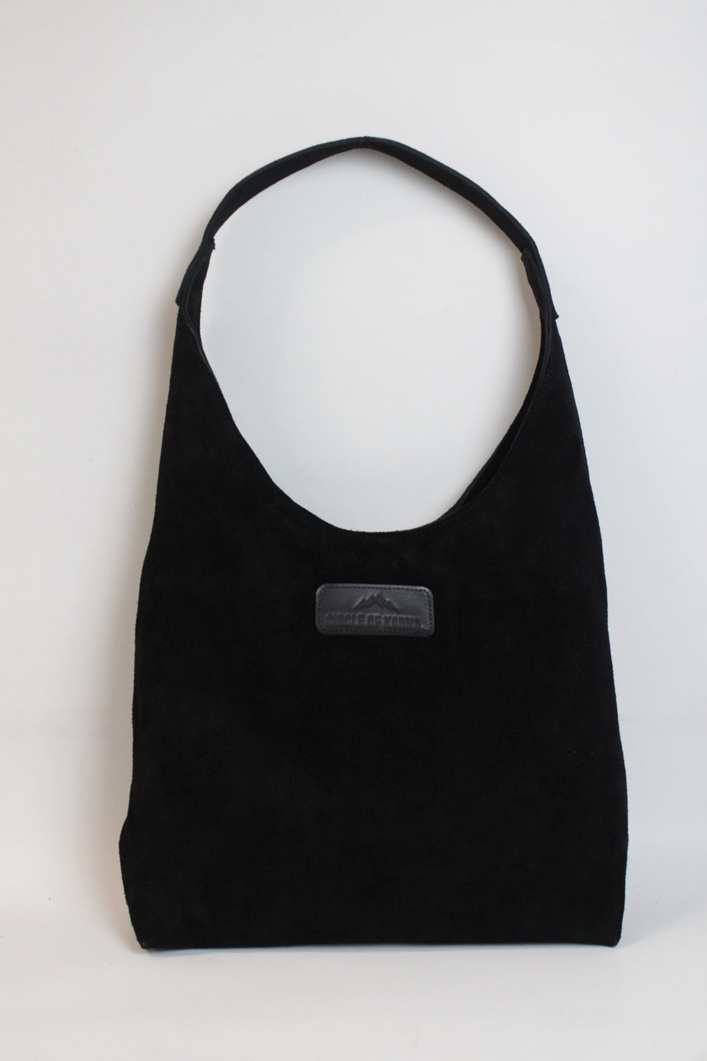 SHOULDER SUEDE BAG BLACK