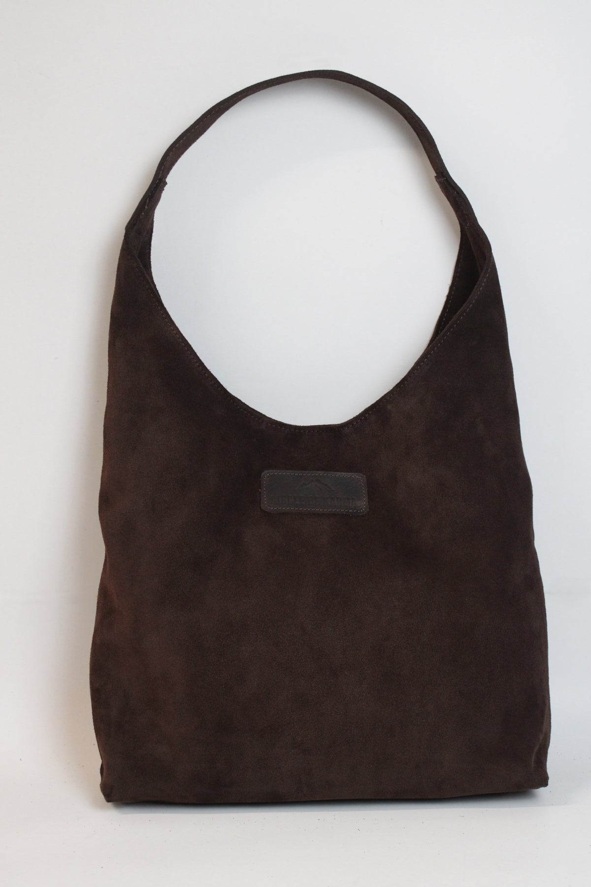 SHOULDER SUEDE BAG BROWN