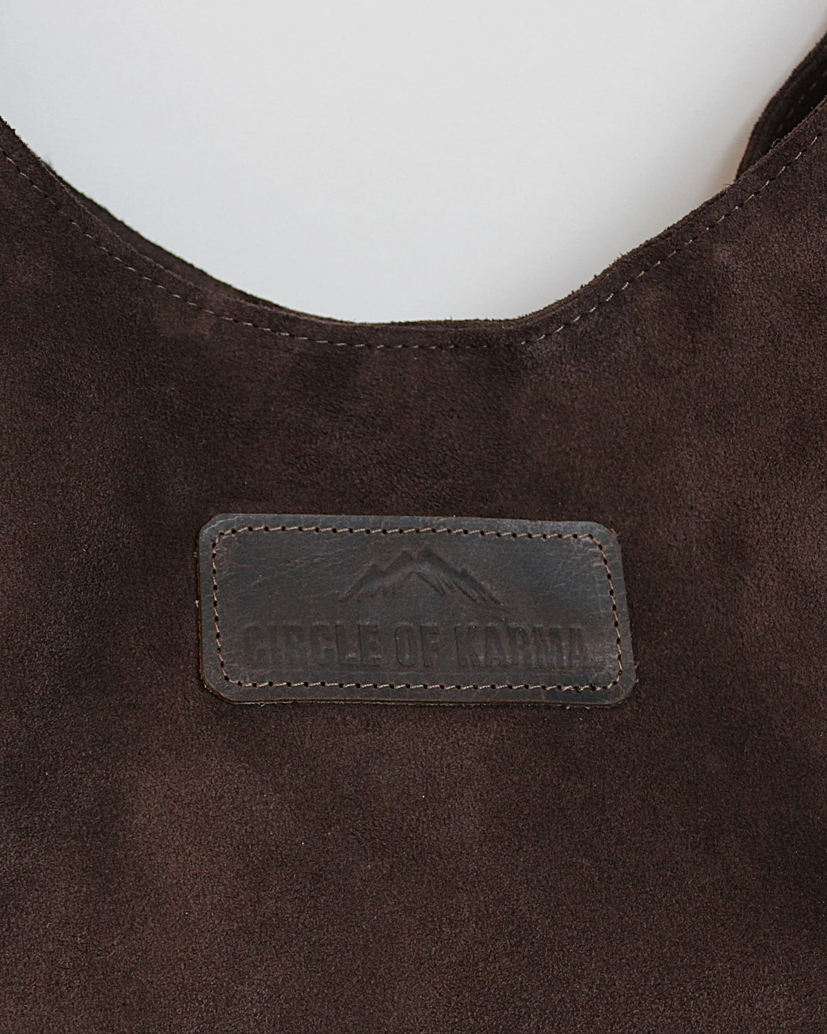 SHOULDER SUEDE BAG BROWN