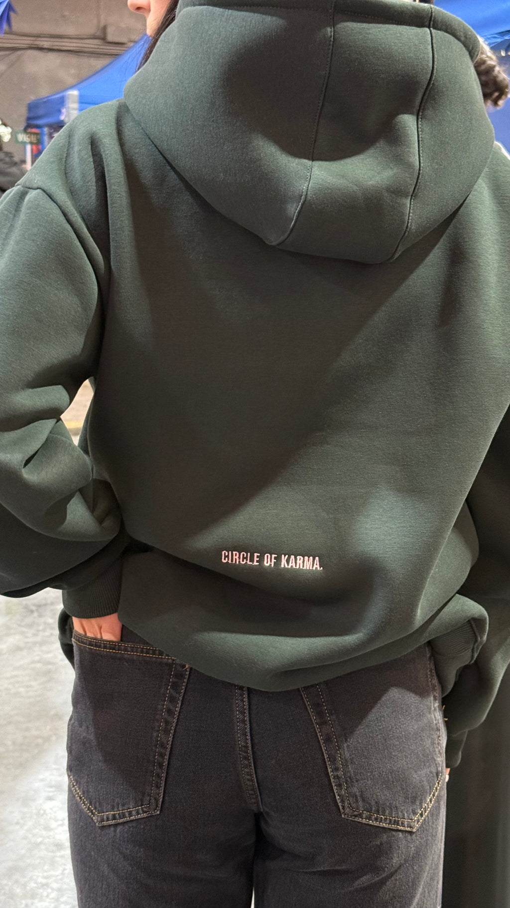 CRCL OF KARMA HOODIE CHAKI