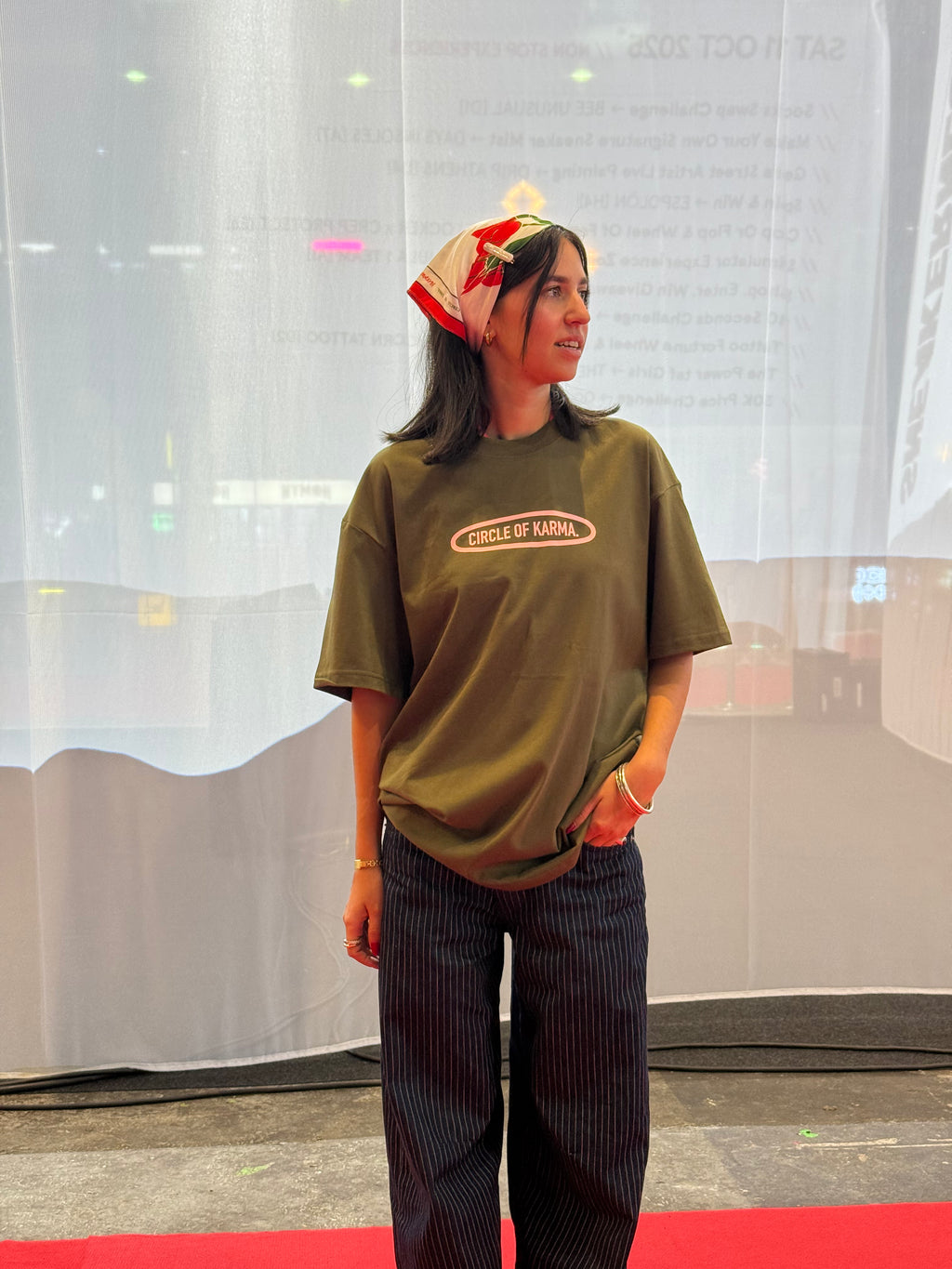 Circle Of Karma T-shirt Chaki