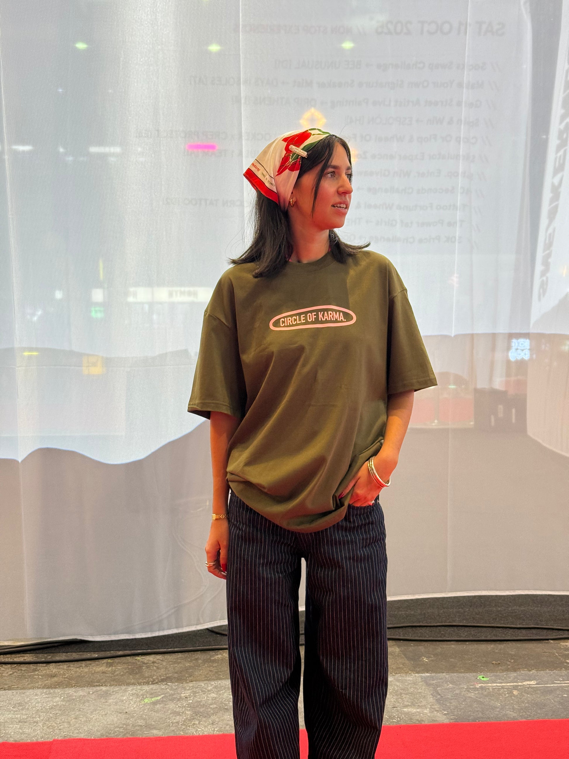 Circle Of Karma T-shirt Chaki