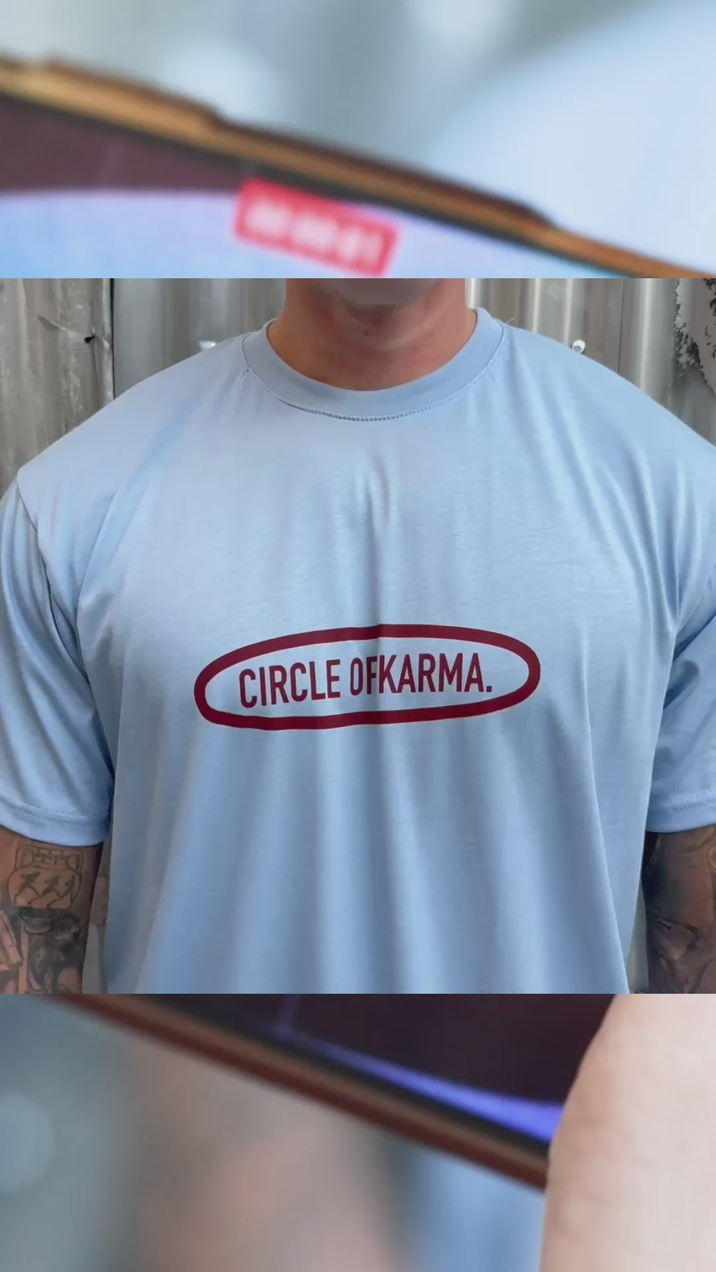 Classic blue t-shirt